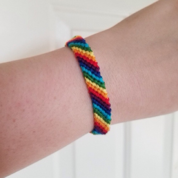 Handmade Accessories - Colorful Rainbow Friendship Bracelet